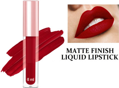 REIMICHI LONG WEARING WATER PROOF MATTE FINISH LIQUID LIPSTICK(FUCHSIA RED, 6 ml)
