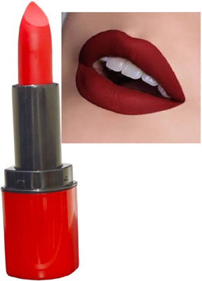 Luipui MAROON MATTE LIPSTICK COLOR PACK OF 1(MAROON, 4 g)