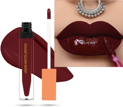 GULGLOW99 Perfect Liquid Lipstick for Long-Lasting Wear(MAROON, 9 ml)