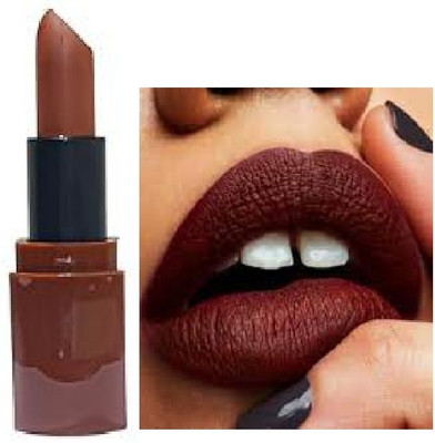 Luipui long lasting brown matte lipstick pack of 1(brown, 6 g)