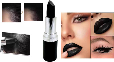 Jiwoo All day use waterroof gel lipstick for makeup use(black, 3.8 g)