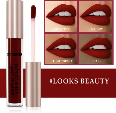 BLUSHIS Super Stay Matte Ink | Liquid Lipstick | Smudgeproof | Non Transfer(MAROON, 6 ml)