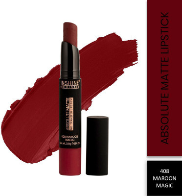 Inshine Absolute Matte No Transfer Waterproof Lipstick(MAROON MGIC, 3.5 g)