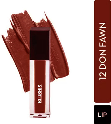 BLUSHIS Longlasting Waterproof & Ultra Smooth Liquid Matte Lipsick(Maroon, 3 ml)