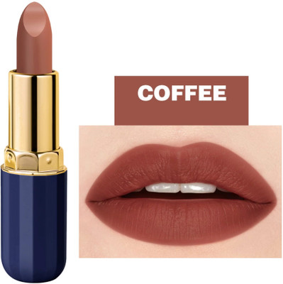 GABBU Long Stay Matte Finish Highly Pigmented Non Transfer Lipstick(COFFE, 3.8 g)