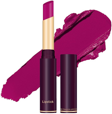 MYEONG Long Lasting Waterproof Highly Pigmented Smooth Matte Lipstick(Magenta, 3.8 g)