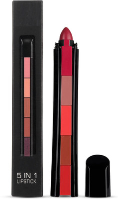 GABBU Five In One Multicolor Long Lasting Matte Finish For Women Girls(Multicolour, 7.5 g)