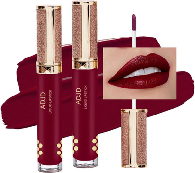 ADJD Lip Glaze Bold Shimmer Lipsticks(MAROON, 10 g)