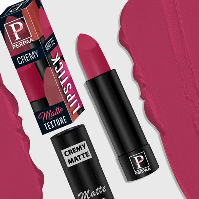 Perpaa Non Transfer Lip Color, Long Lasting Matte Finish 3.5gm(Strawberry Pink, 3.5 g)