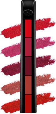 TOPQ Matte Finish 5in1 Long Lasting lipstick(Red Edition, 10 g)