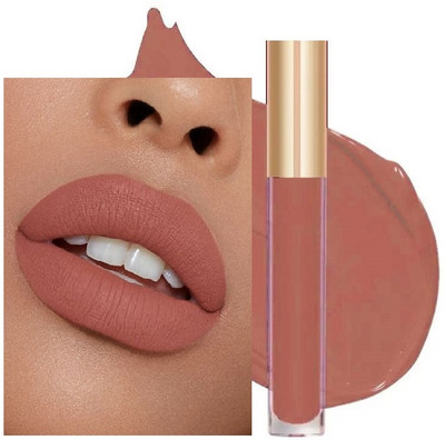 Latixmat Non Transfer Smudge Proof Long Lasting Matte Liquid Lipstick(Peachy Pink, 5 ml)