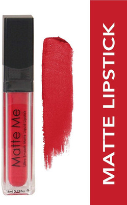 THTC MATTE RED LIQUID LIPSTICK LONG LASTING & WATERPROOF(RED, 6 g)