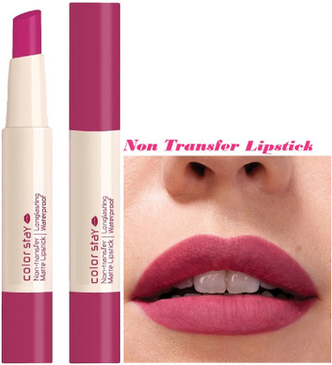 DARVING Lipstick Transfer Proof with Velvety Texture Lightweight(PINK, 2.1 g)