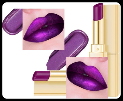 BLUEMERMAID NEW CREAMY SMOOTH TEXTURE LONG LASTING PURPLE LIPSTICK_LS388(PURPLE, 3.6 g)
