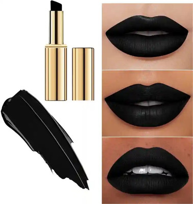 Vyomiris Best pigment Creamy Matte Long Lasting Lipstick for women(BLACK, 3.6 g)