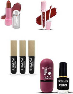 herglam SuperStay Matte Liquid Lipstick – Lightweight & Smudge Proof(Multicolor, 10 ml)