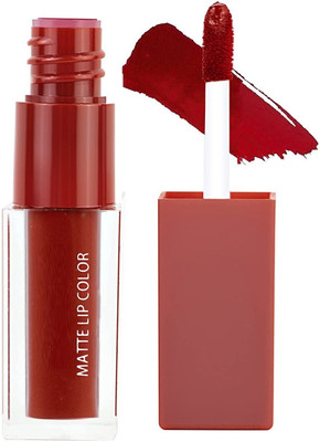 Yuency MATTE FINISH , NON TRANSFER SMUDGE PROOF LIQUID LIP COLOR(BLOOD RED, 3 ml)