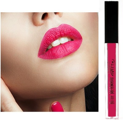 BLUEMERMAID STUNNING LOOK MATTE FINISH LIQUID PINK LIPSTICK FOR LIP MAKEUP(PINK, 6 ml)