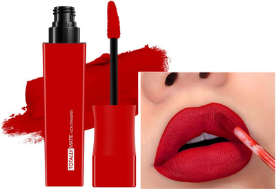 ADJD Totally Matte Liquid Red Lipstick One Swipe Application(Red, 7.5 g)