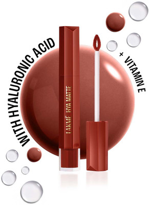 Lakmé 9to5 Hya Matte Lip Liquid + Hyaluronic Acid Boss Lady Brick 5.3ml(BossLady Brick, 5.3 ml)