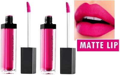 Emijun PRO NON TRANSFER KISS PROOF MATTE FINISH LIQUID RANI PINK LIPSTICK(PINK, 6 ml)