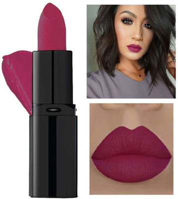 EVERERIN Matte Velvet Finish Full Coverage Matte Long Lasting Lipstick castro pink(castro, 3.5 ml)