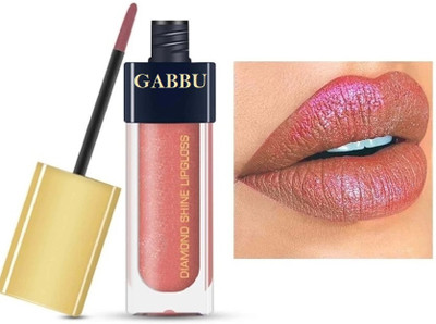 GABBU LONG LASTING SMOOTH BRUSH GLOOSY LIP GLOSS PEACHYPINK(PEACHYPINK, 6 ml)