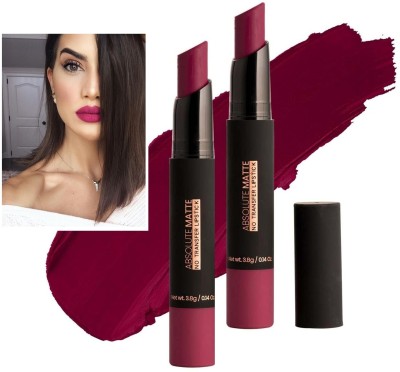 tanvi27 New Multi Use Velvet Matte Finish & Kiss Proof Magenta Lipstick combo(Magenta, 7 g)