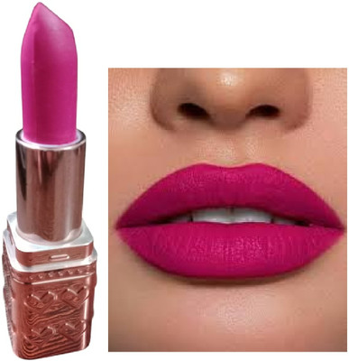 Luipui pink matte lipstick best for lady waterproof(pink, 6 g)