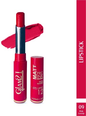 Glam21 Matte Pro Ink Non Transfer Lipstick | Long Lasting | Ultra Pigmented(Pink Gossip-09, 2 g)