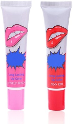 HUZURLU Peel off Lip Stain Tattoo Lipstick Tint(MULTI COLOR, 30 g)