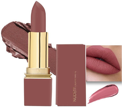 Yuency Kiss Proof Long Lasting Non Transfer Creamy Matte Lipstick(Mauve Bloom, 3.6 g)