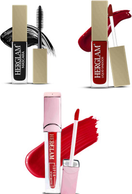herglam Matte Finish Lipsticks Long Lasting Liquid Lipstick(Multicolor, 10 ml)