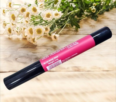 Teen Teen Non Transfer Water Proof Long Lasting Matte Lipstick (Rose Pink)(M-19 Rose Pink, 2 g)