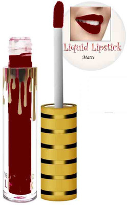 GABBU Smooth Liquid Ultra Matte Lipstick Royal Maroon(royal maroon, 8 ml)
