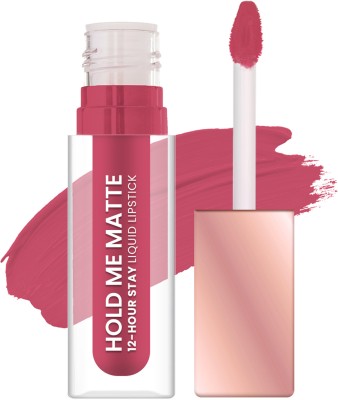 SWISS BEAUTY Hold Me Matte Liquid Lipstick(Intensily Pink, 4.5 ml)