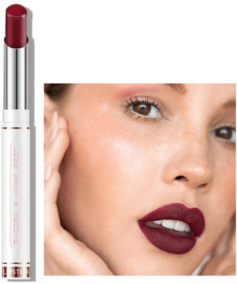 Latixmat Sensational Creamy Matte Non-Transfer Long Stay & Smooth Lipstick(Rich Maroon, 3.8 g)