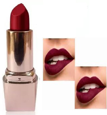 Luipui SMOOTH MAROON MATTE FINISH LIPSTICK PACK OF 1(MAROON, 6 g)