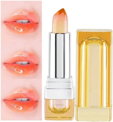 NADJA ORANGE GLOSSY FINISH JELLY LIPSTICK(ORANGE, 3.5 g)