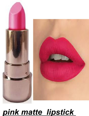 Luipui pink matte lipstick pack of 1 awesome waterproof(pink, 6 g)
