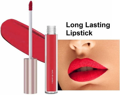 GABBU Long Lasting Matte Lipstick Waterproof liquid lipstick red(neon red, 7 g)