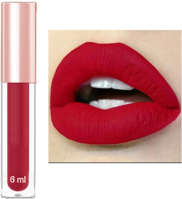 Latixmat MATTE ULTRA SMOOTH MATTE LIP CREAM(Red, 6 ml)