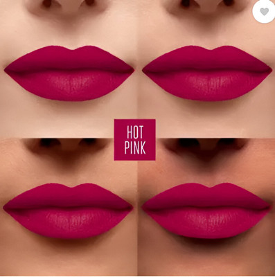 DARYUE Waterproof Liquid Lipstick Dark pink(Pink, 5 ml)