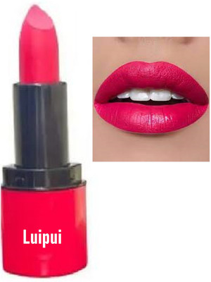 Luipui pink color lipstick in matte pack of 1(pink, 6 g)