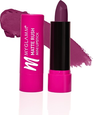 MyGlamm Matte Rush Mini Lipstick - Retro In Rome (Deep Mauve Shade)(Purple, 2.5 g)