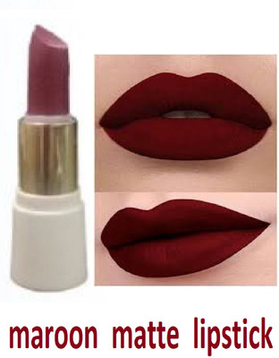 Luipui maroon matte look lipstick waterproof(maroon, 6 g)
