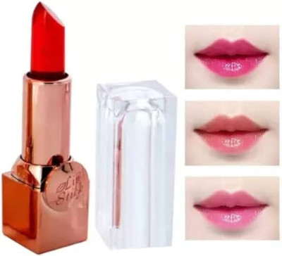 YAWI Temperature Mood Lipstick Moisturizer Jelly Lipstick(Red, 3.6 g)