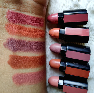 REIMICHI New Highly Pigmented Super Stay & Matte Finish Multi Color 5IN1 Lipstick(MULTI COLOR, 7 g)