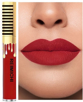 REIMICHI Ultra Pigmented Dark Red Liquid Matte Lipstick(dark red, 8 ml)