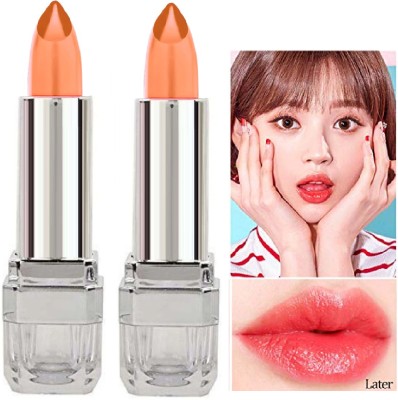 ADJD Combo Jelly Lipstick Set,Magic Temperature Color Change(ORANGE, 7.2 g)